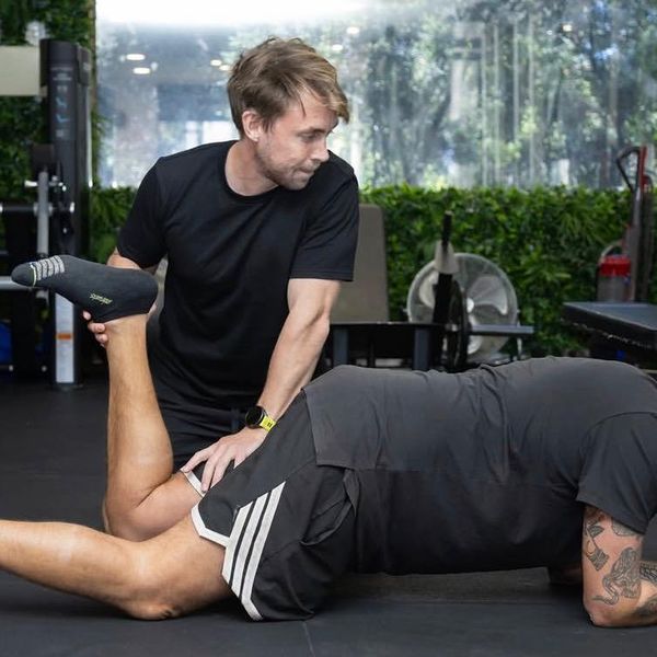 Dumbbell rehabilitation at Move Physiotherapy